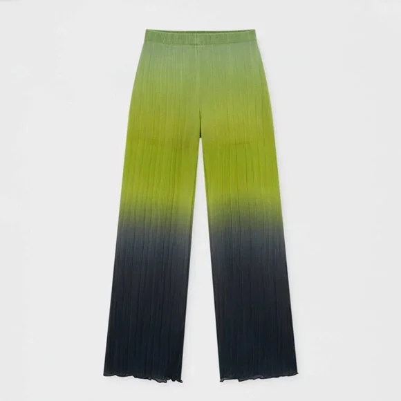 Pull&Bear Ombré Pleated Blouse & Pants - Co-Ord Set - Picture 4 of 5